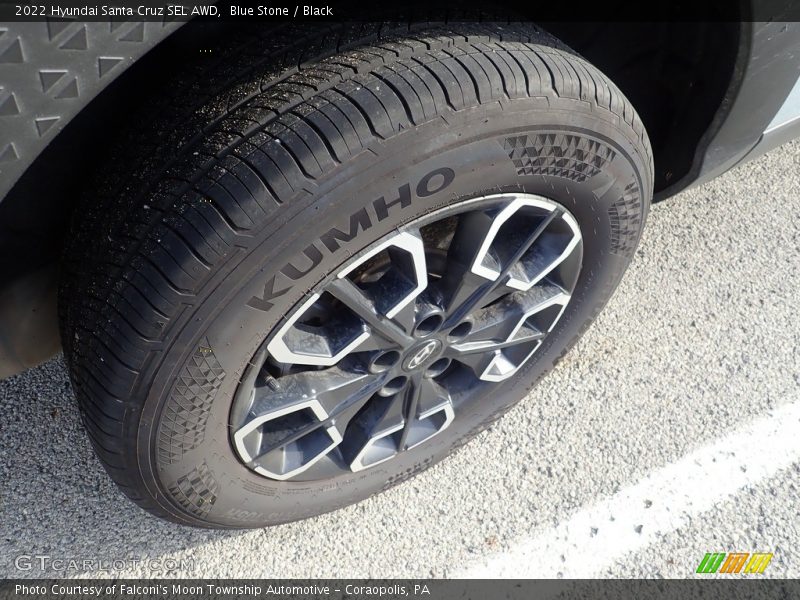 Blue Stone / Black 2022 Hyundai Santa Cruz SEL AWD