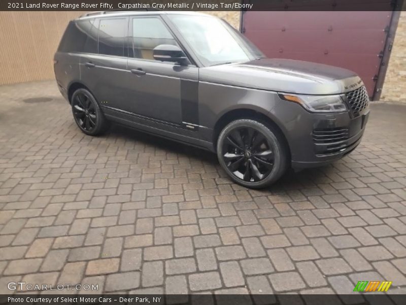 Carpathian Gray Metallic / Vintage Tan/Ebony 2021 Land Rover Range Rover Fifty