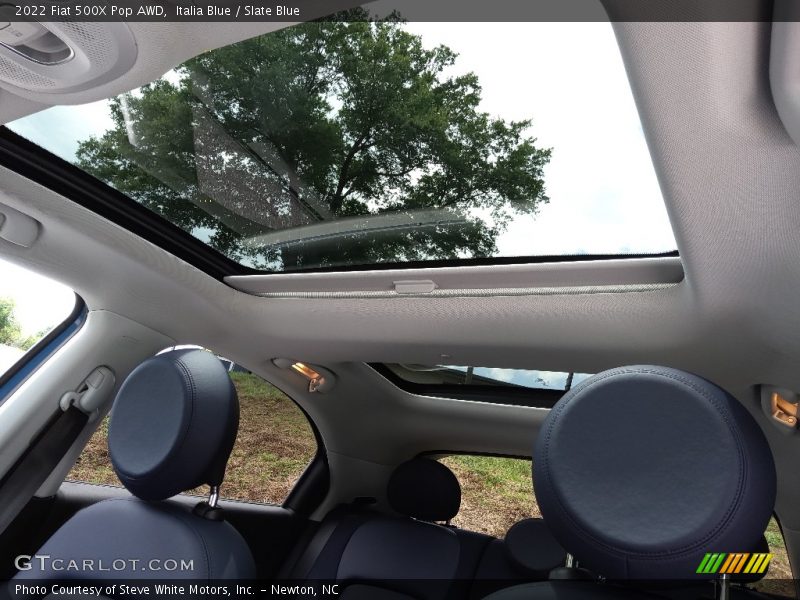 Sunroof of 2022 500X Pop AWD