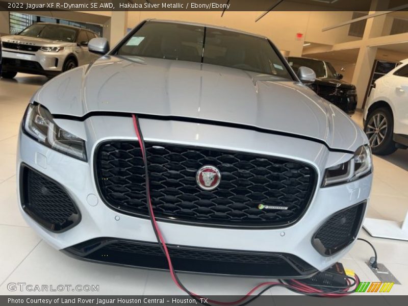 Hakuba Silver Metallic / Ebony/Ebony 2022 Jaguar XF R-Dynamic SE AWD