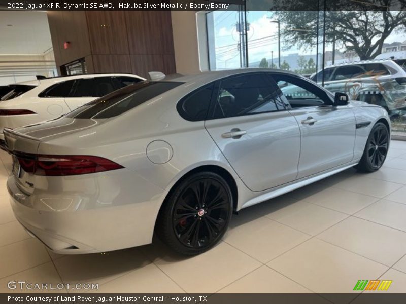 Hakuba Silver Metallic / Ebony/Ebony 2022 Jaguar XF R-Dynamic SE AWD