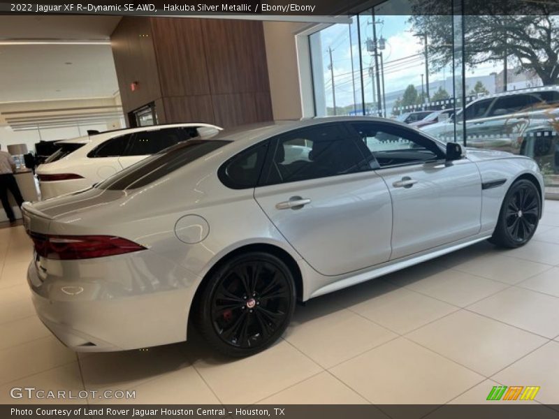 Hakuba Silver Metallic / Ebony/Ebony 2022 Jaguar XF R-Dynamic SE AWD