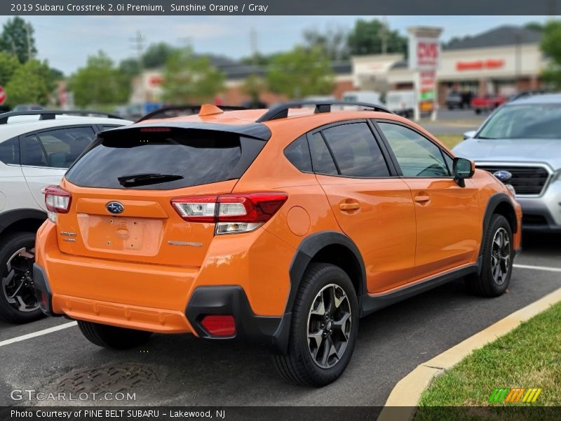 Sunshine Orange / Gray 2019 Subaru Crosstrek 2.0i Premium