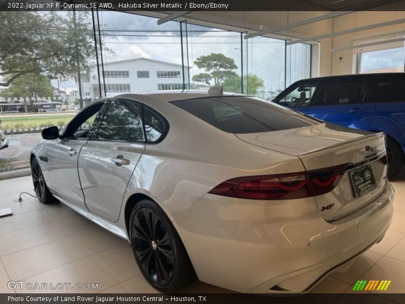Hakuba Silver Metallic / Ebony/Ebony 2022 Jaguar XF R-Dynamic SE AWD