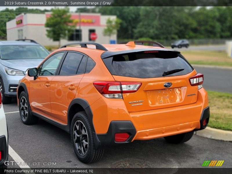 Sunshine Orange / Gray 2019 Subaru Crosstrek 2.0i Premium