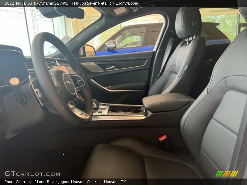 Hakuba Silver Metallic / Ebony/Ebony 2022 Jaguar XF R-Dynamic SE AWD