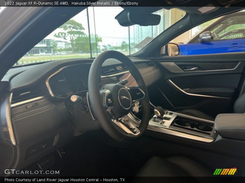 Hakuba Silver Metallic / Ebony/Ebony 2022 Jaguar XF R-Dynamic SE AWD