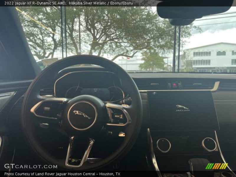 Hakuba Silver Metallic / Ebony/Ebony 2022 Jaguar XF R-Dynamic SE AWD