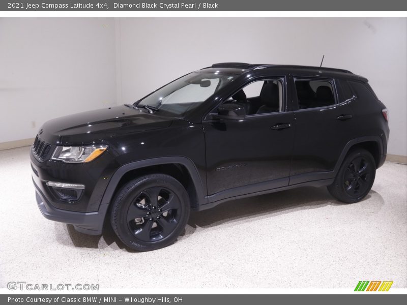 Diamond Black Crystal Pearl / Black 2021 Jeep Compass Latitude 4x4