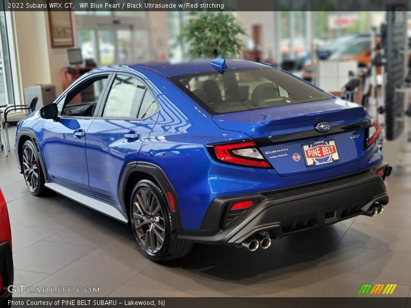 WR Blue Pearl / Black Ultrasuede w/Red stitching 2022 Subaru WRX GT