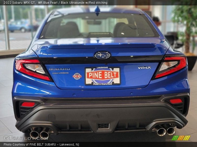 WR Blue Pearl / Black Ultrasuede w/Red stitching 2022 Subaru WRX GT