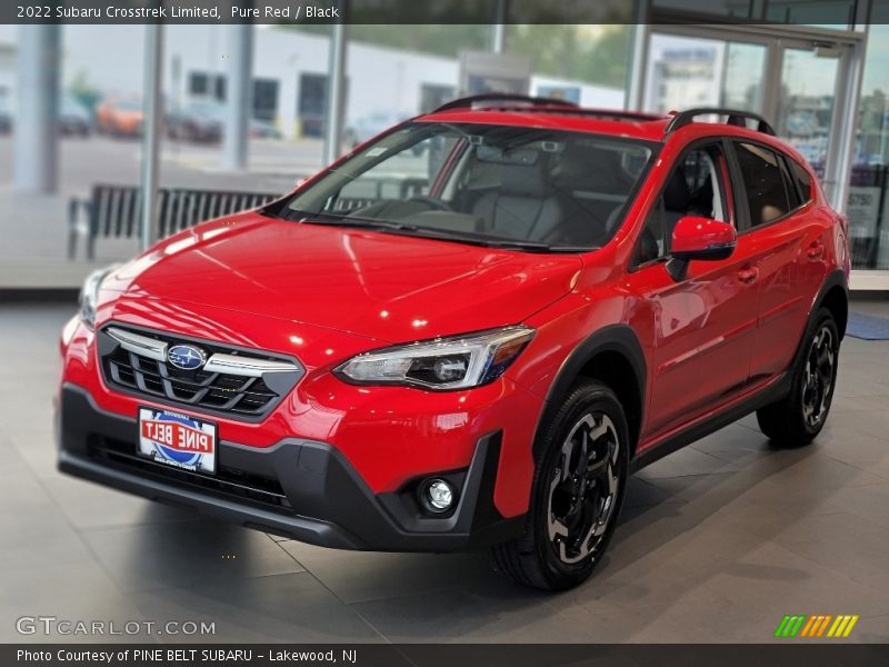Pure Red / Black 2022 Subaru Crosstrek Limited