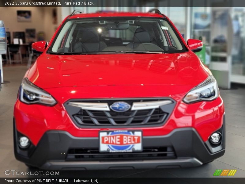 Pure Red / Black 2022 Subaru Crosstrek Limited