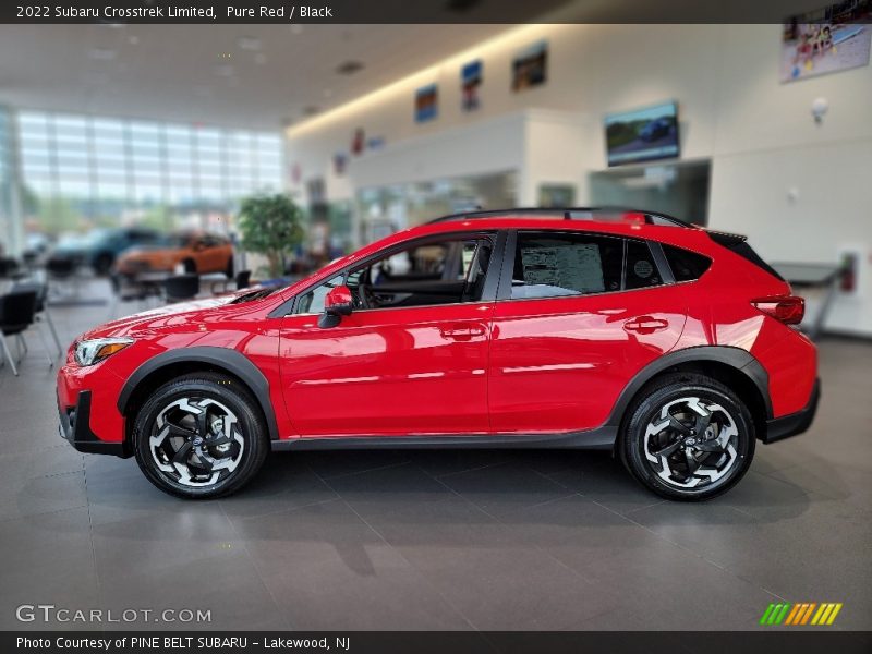 Pure Red / Black 2022 Subaru Crosstrek Limited