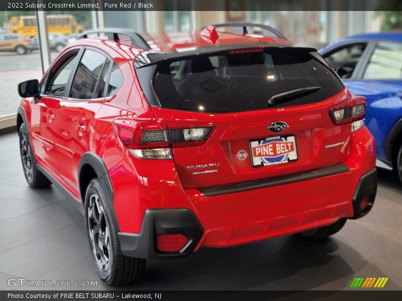 Pure Red / Black 2022 Subaru Crosstrek Limited