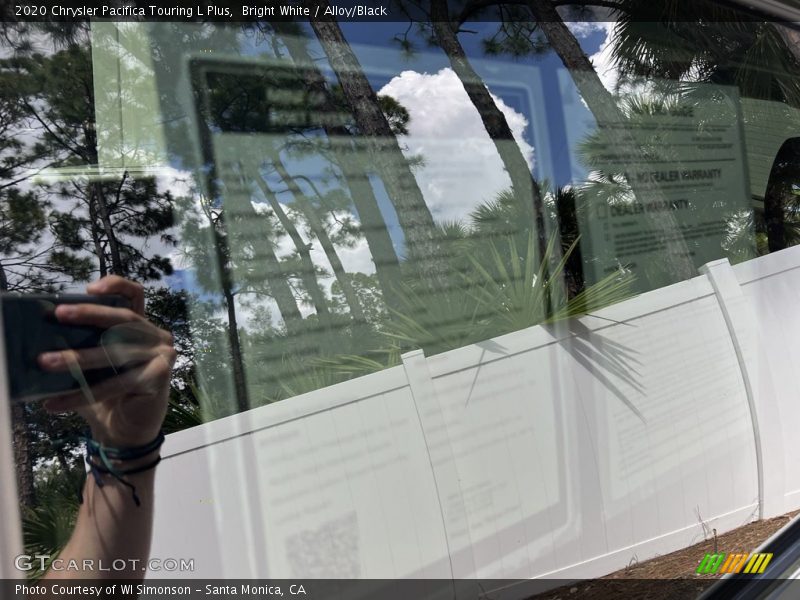 Bright White / Alloy/Black 2020 Chrysler Pacifica Touring L Plus