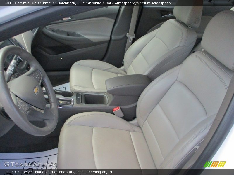 Front Seat of 2018 Cruze Premier Hatchback