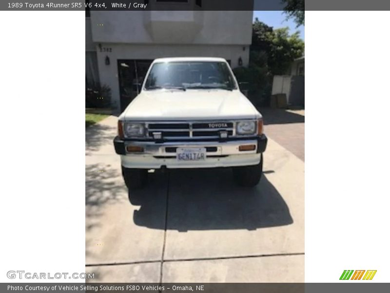 White / Gray 1989 Toyota 4Runner SR5 V6 4x4