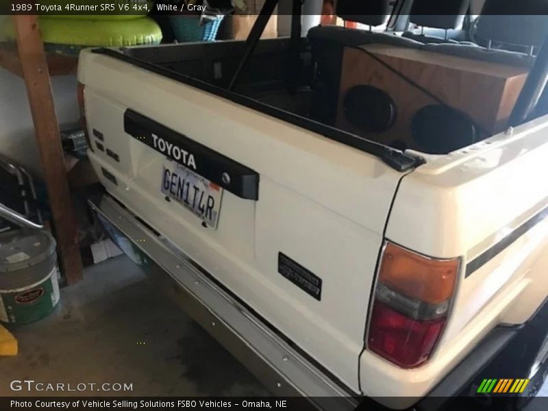 White / Gray 1989 Toyota 4Runner SR5 V6 4x4