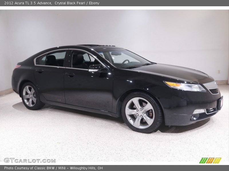 Crystal Black Pearl / Ebony 2012 Acura TL 3.5 Advance