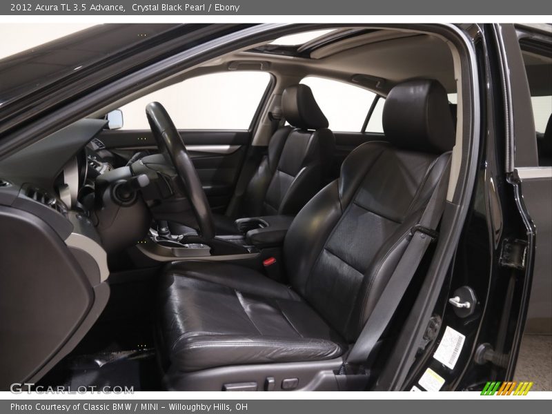 Crystal Black Pearl / Ebony 2012 Acura TL 3.5 Advance