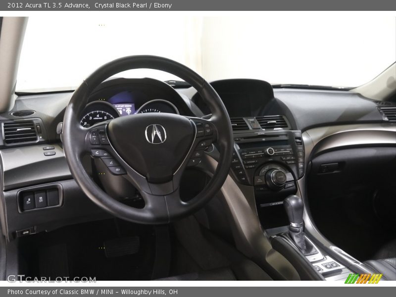 Crystal Black Pearl / Ebony 2012 Acura TL 3.5 Advance