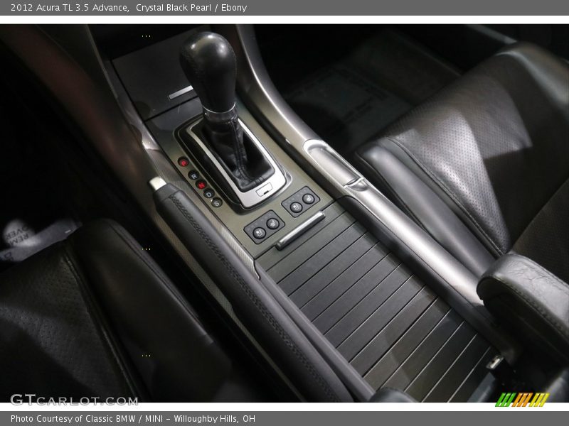 Crystal Black Pearl / Ebony 2012 Acura TL 3.5 Advance