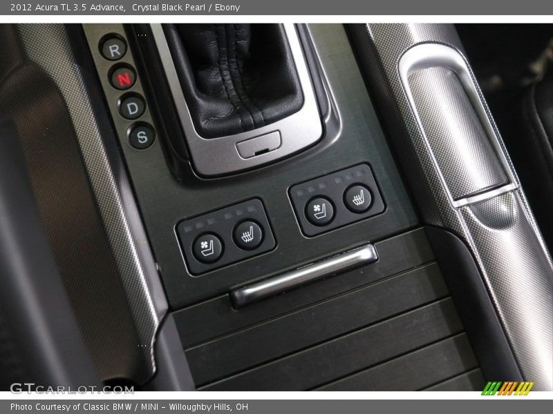 Crystal Black Pearl / Ebony 2012 Acura TL 3.5 Advance