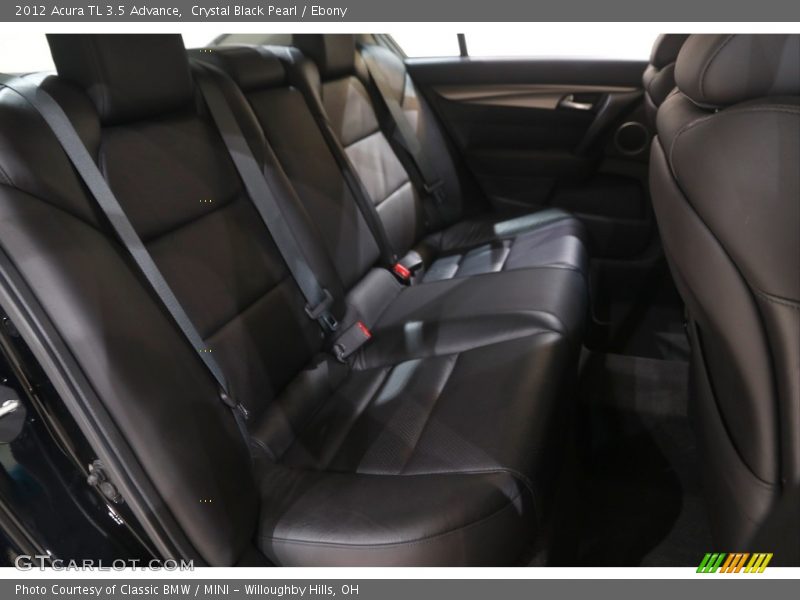 Crystal Black Pearl / Ebony 2012 Acura TL 3.5 Advance