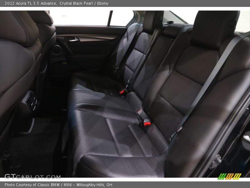 Crystal Black Pearl / Ebony 2012 Acura TL 3.5 Advance