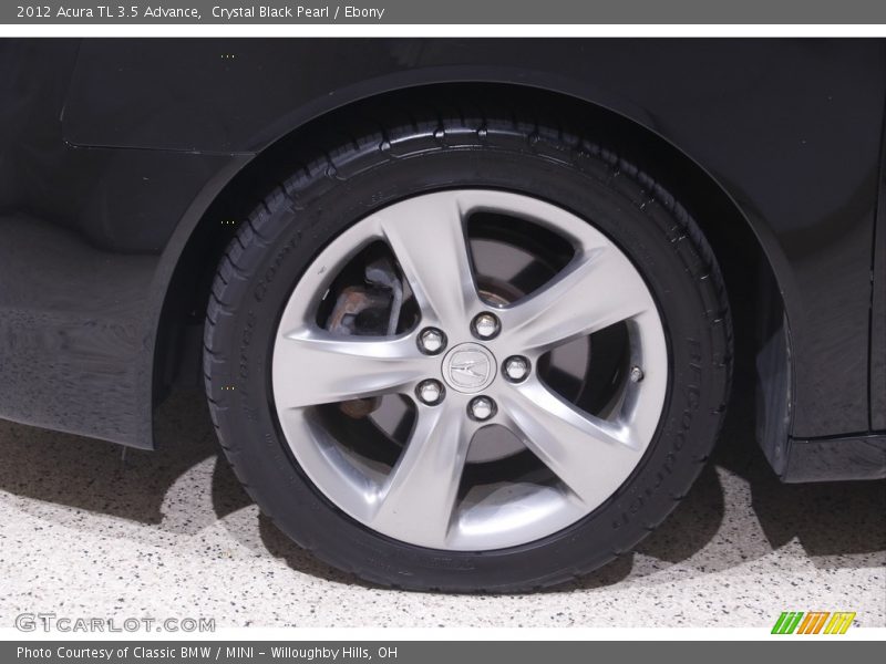 Crystal Black Pearl / Ebony 2012 Acura TL 3.5 Advance
