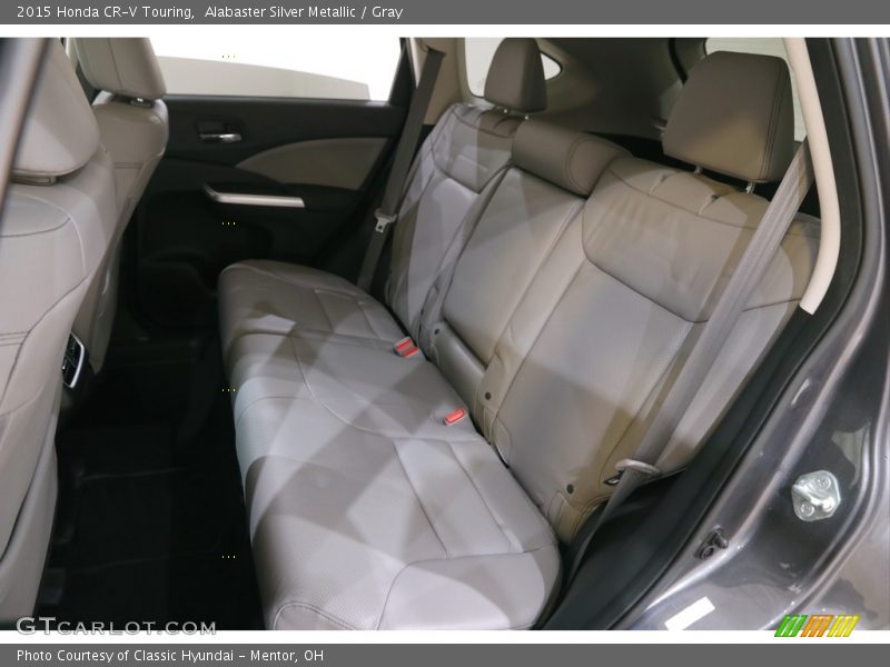 Alabaster Silver Metallic / Gray 2015 Honda CR-V Touring