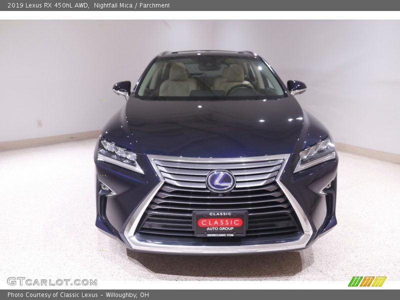 Nightfall Mica / Parchment 2019 Lexus RX 450hL AWD