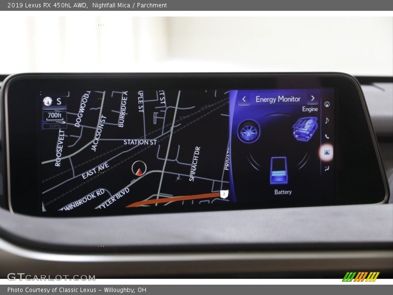 Nightfall Mica / Parchment 2019 Lexus RX 450hL AWD
