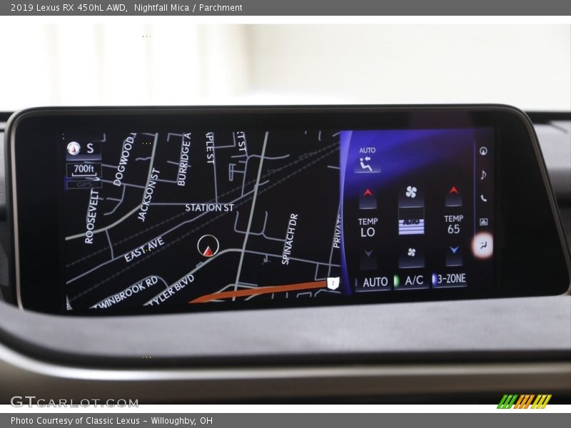 Nightfall Mica / Parchment 2019 Lexus RX 450hL AWD