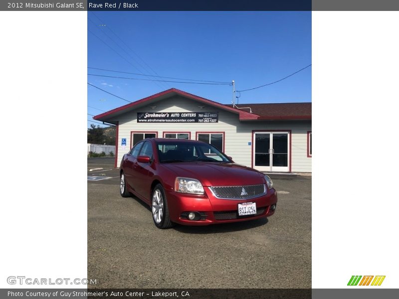 Rave Red / Black 2012 Mitsubishi Galant SE