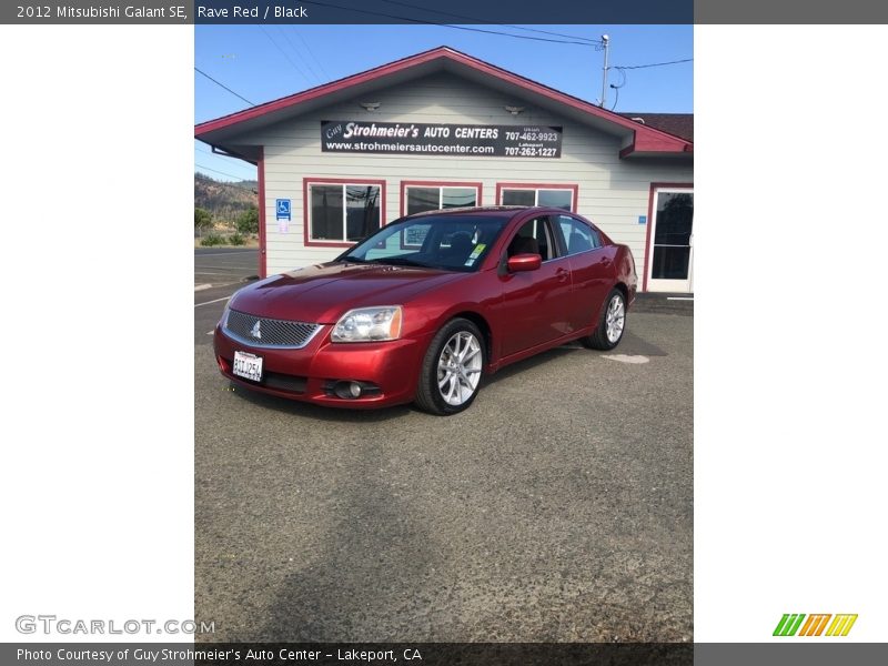 Rave Red / Black 2012 Mitsubishi Galant SE