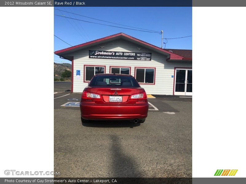 Rave Red / Black 2012 Mitsubishi Galant SE