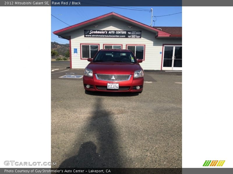 Rave Red / Black 2012 Mitsubishi Galant SE