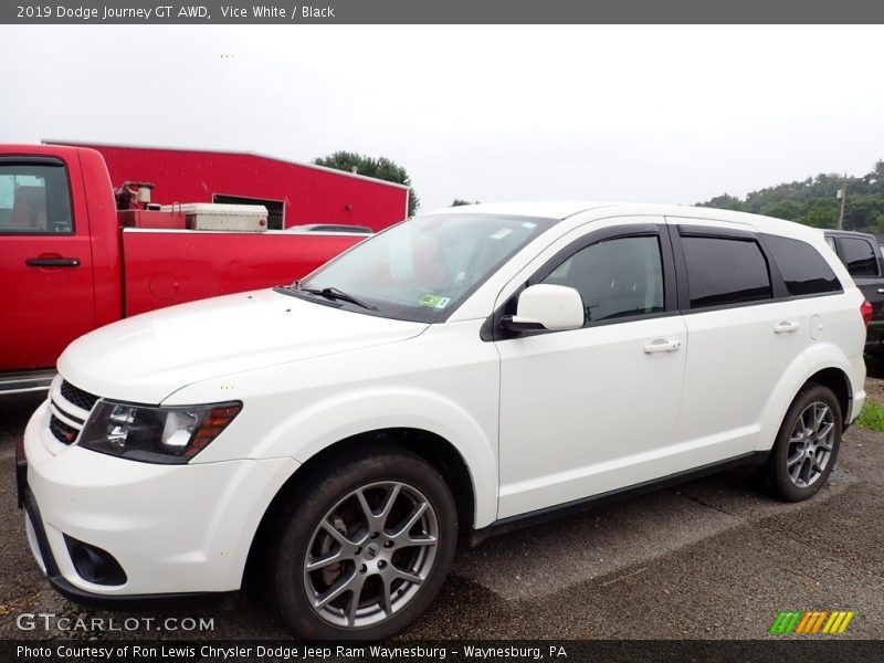 Vice White / Black 2019 Dodge Journey GT AWD