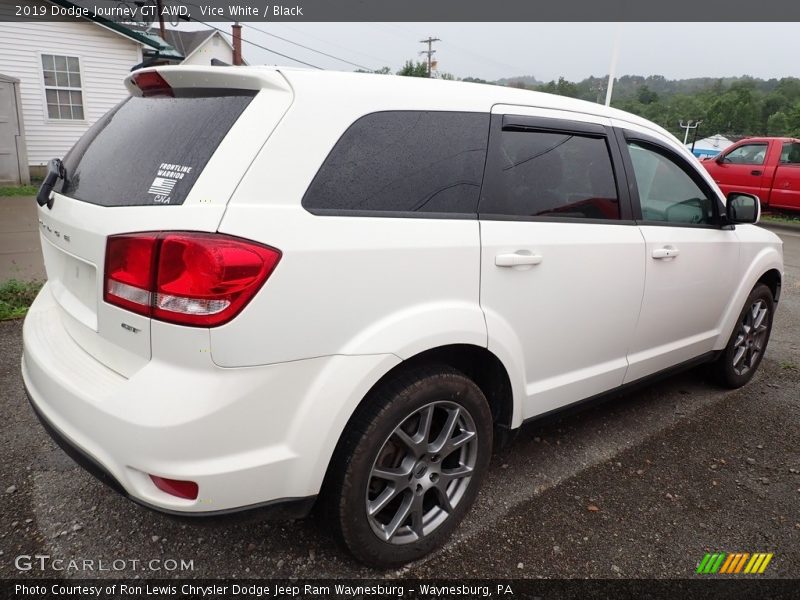 Vice White / Black 2019 Dodge Journey GT AWD