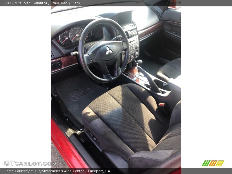 Rave Red / Black 2012 Mitsubishi Galant SE