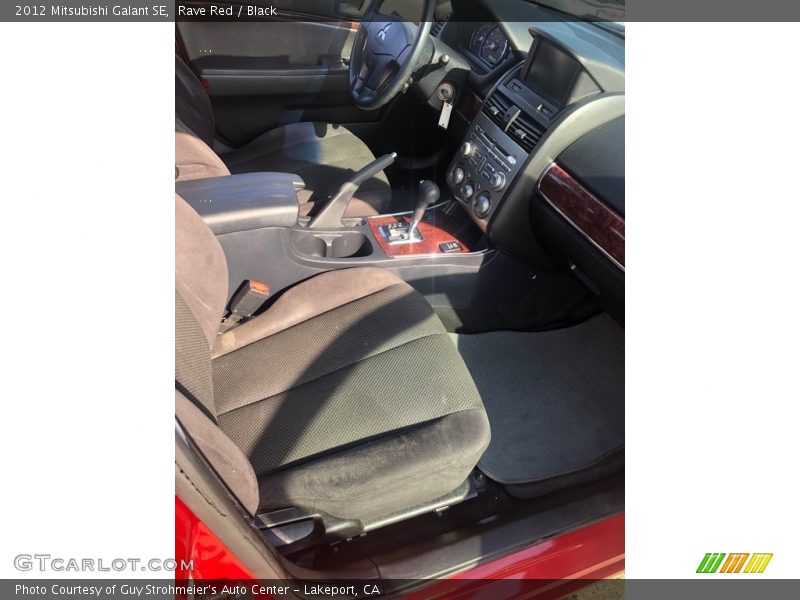 Rave Red / Black 2012 Mitsubishi Galant SE