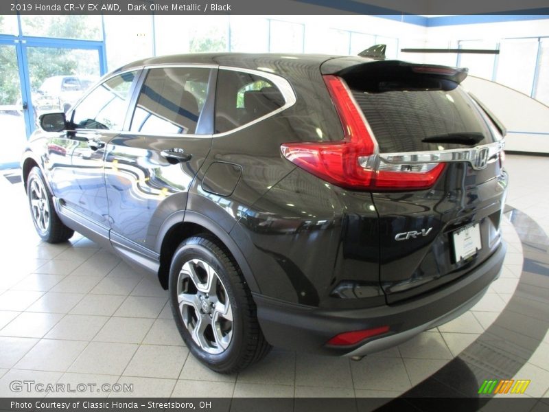 Dark Olive Metallic / Black 2019 Honda CR-V EX AWD