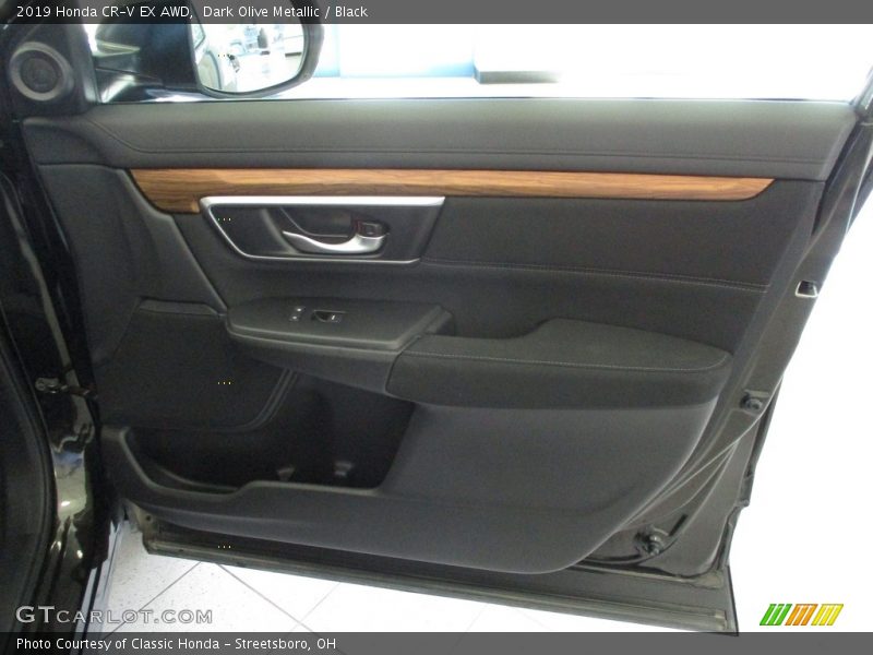 Dark Olive Metallic / Black 2019 Honda CR-V EX AWD