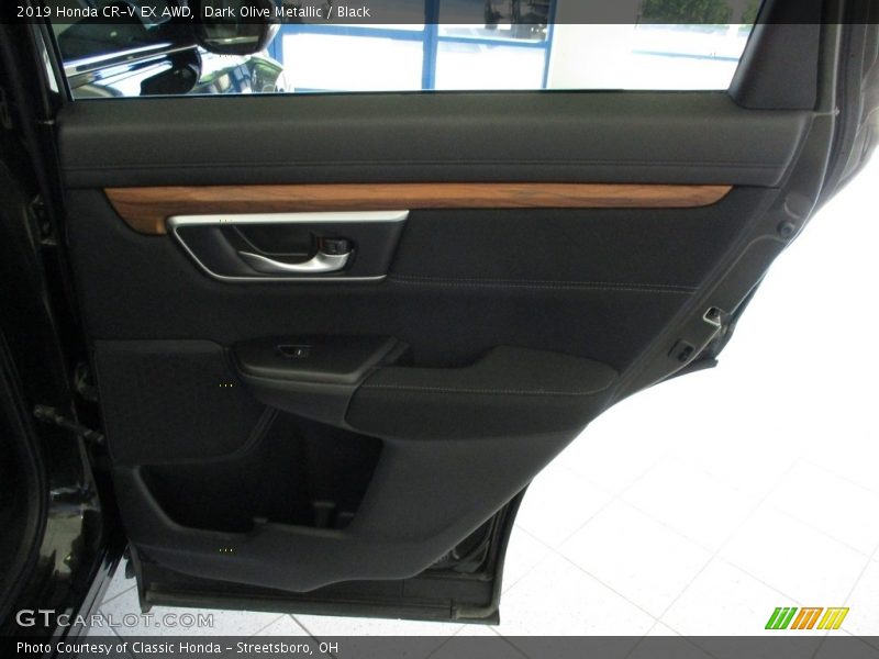Dark Olive Metallic / Black 2019 Honda CR-V EX AWD