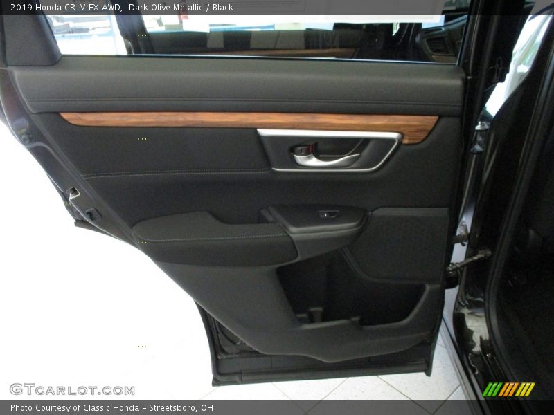 Dark Olive Metallic / Black 2019 Honda CR-V EX AWD