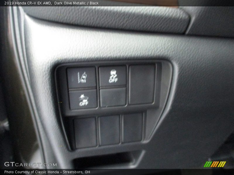 Dark Olive Metallic / Black 2019 Honda CR-V EX AWD
