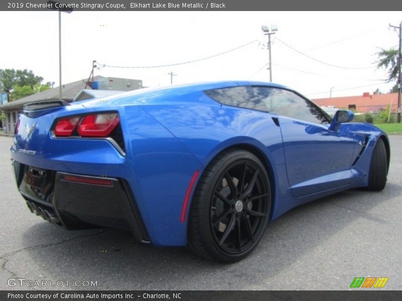 Elkhart Lake Blue Metallic / Black 2019 Chevrolet Corvette Stingray Coupe