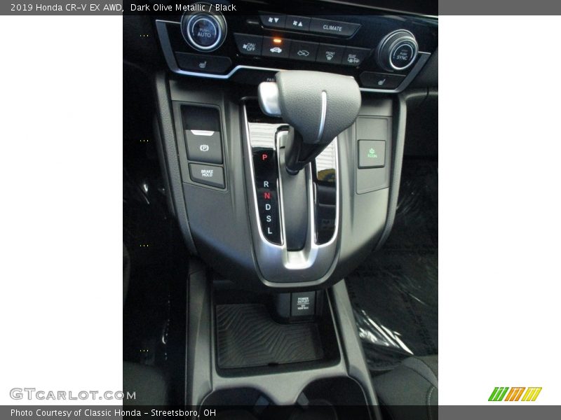 Dark Olive Metallic / Black 2019 Honda CR-V EX AWD